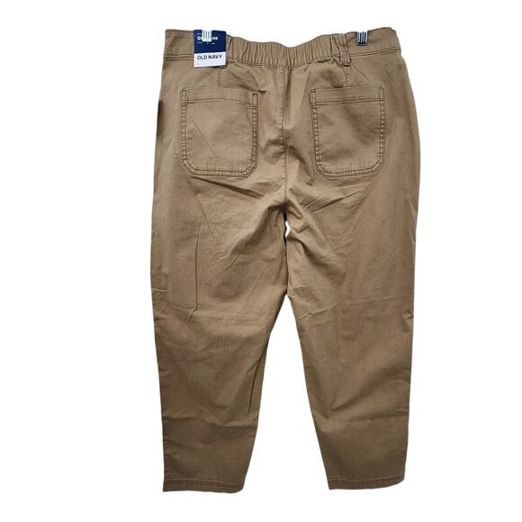 New NWT Old Navy OG Chino Ankle Pant Size Large Tan Khaki - Picture 3 of 7